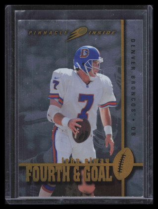 1997 Pinnacle Inside Fourth and Goal 9 John Elway 153635