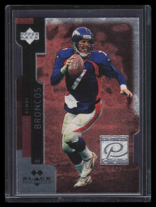 1998 Black Diamond Premium Cut Double pc7 John Elway