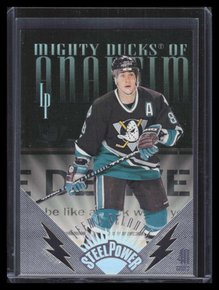 1996-97 Leaf Preferred Steel Power 10 Teemu Selanne 61/2500