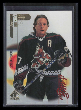 1998-99 SP Authentic Power Shift 65 Jeremy Roenick 263/500