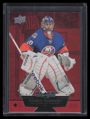 2012-13 Black Diamond Ruby 13 Evgeni Nabokov 14/100