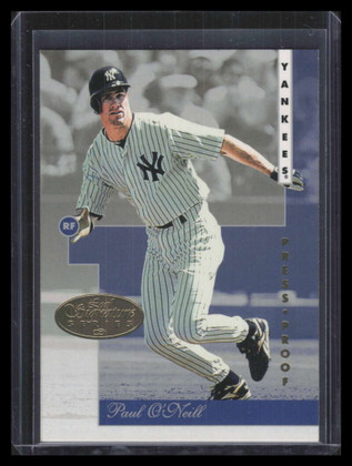 1996 Leaf Signature Gold Press Proofs 31 Paul O'Neill