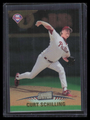 1999 Stadium Club One of a Kind 180 Curt Schilling 114/150