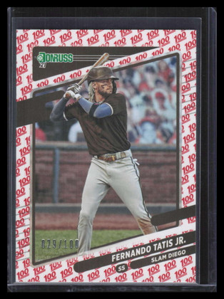 2021 Donruss Variations One Hundred 71 Fernando Tatis Jr. 29/100
