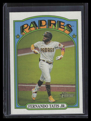 2021 Topps Heritage Action Variations 137 Fernando Tatis Jr. SP