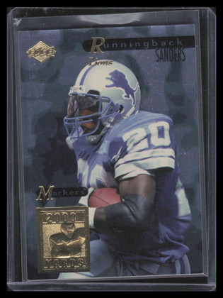 1998 CE Supreme Season Review Markers 8 Barry Sanders