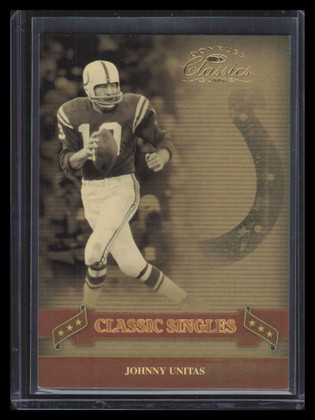 2006 Donruss Classics Classic Singles Gold 26 Johnny Unitas 41/100