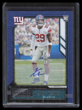 2020 Panini Playbook Rookies Signatures 152 Xavier McKinney Rookie Auto