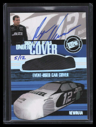 2005 Press Pass Eclipse Under Cover Autographs Ryan Newman Car Cover Auto 5/12
