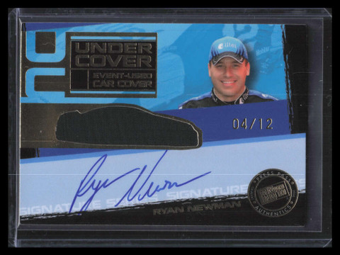 2006 Press Pass Eclipse Under Cover Autographs Ryan Newman Car Cover Auto 4/12
