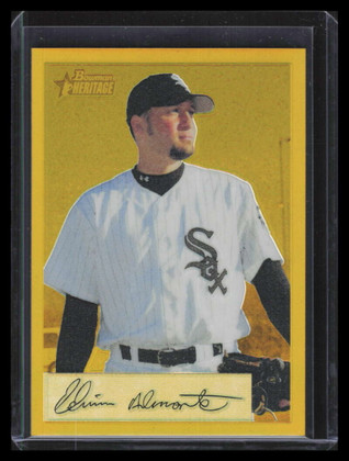 2002 Bowman Heritage Chrome Gold Refractor 1bhc Edwin Almonte Rookie 26/175