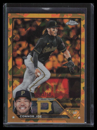 2023 Topps Chrome Sapphire Gold Refractor 525 Connor Joe 3/50