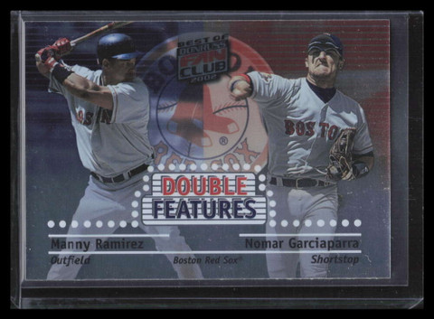 2002 Donruss Best of Fan Club Double Features Garciaparra Manny Ramirez 86/125