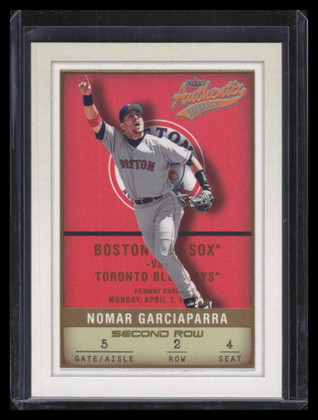 2002 Fleer Authentix Second Row 52 Nomar Garciaparra 46/250