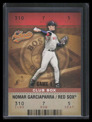 2003 Fleer Authentix Club Box 64 Nomar Garciaparra 20/100