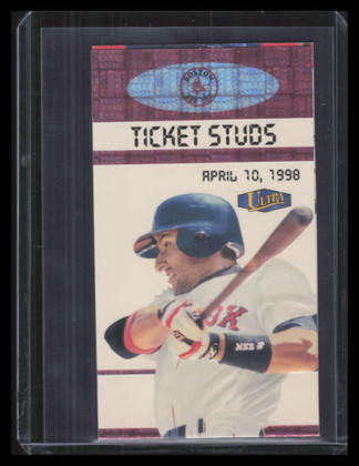 1998 Ultra Ticket Studs 4 Nomar Garciaparra
