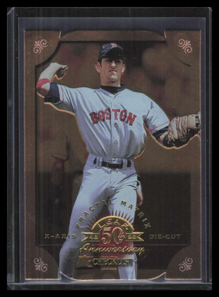 1998 Leaf Fractal Matrix Die Cuts 198 Nomar Garciaparra CL BX /400 Checklist