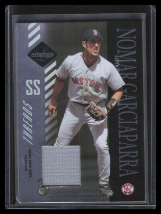 2003 Leaf Limited Threads 130 Nomar Garciaparra A Away Jersey 77/100