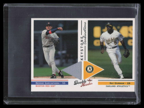 2003 Fleer Double Header Keystone Combinations Durham Garciaparra Jersey /175