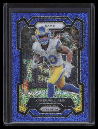 2023 Panini Prizm Prizms Blue Sparkle Refractor 167 Kyren Williams 11/96