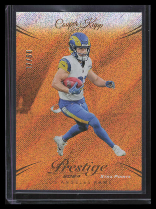 2024 Prestige Xtra Points Orange 176 Cooper Kupp 17/50