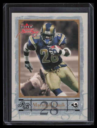 2004 Fleer Sweet Sigs Gold 3 Marshall Faulk 29/99