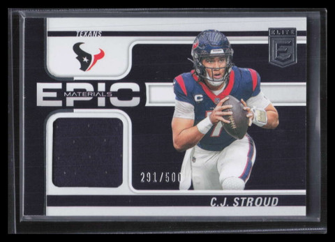 2024 Elite Epic Materials 7 CJ Stroud Jersey 291/500
