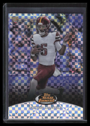 2024 Finest Team Finest Checkerboard Refractor tf2 Jayden Daniels Rookie