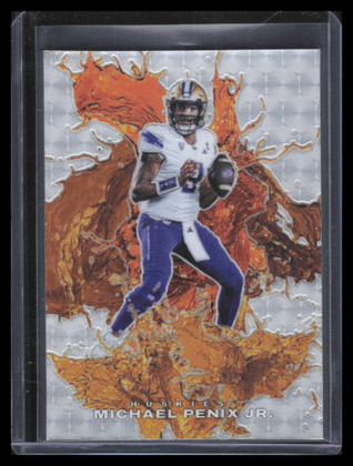 2024 Panini Black Friday Silver MP Michael Penix Jr. Rookie /25 Splash of Color