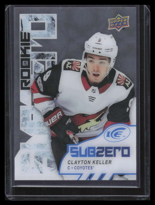 2017-18 Upper Deck Ice Sub Zero sz65 Clayton Keller Rookie