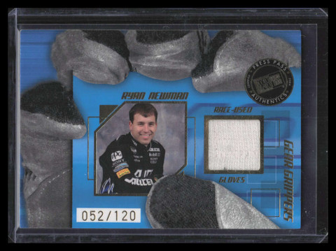 2004 Press Pass Stealth Gear Grippers Drivers Retail Ryan Newman Glove 52/120