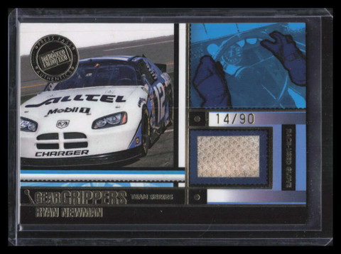 2005 Press Pass Stealth Gear Grippers Cars ggt6 Ryan Newman Glove 14/90