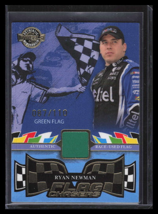 2006 Wheels High Gear Flag Chasers Green fc6 Ryan Newman Race Flag 87/110