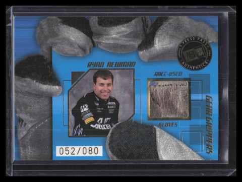 2004 Press Pass Stealth Gear Grippers Drivers ggd6 Ryan Newman Glove 52/80