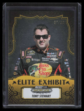 2013 Press Pass Showcase Gold 43 Tony Stewart EE 37/99 Elite Exhibit