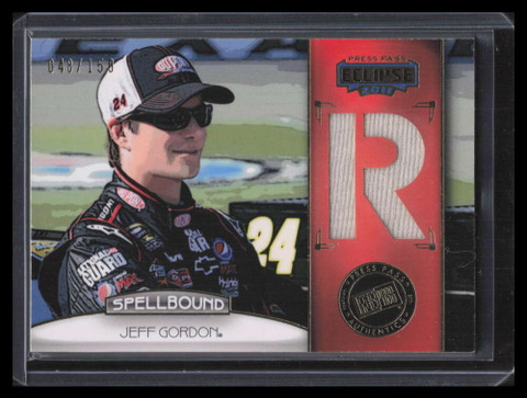2011 Press Pass Eclipse Spellbound Swatches sbjg3 Jeff Gordon Shirt 48/150