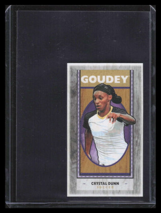 2019 UD Goodwin Champions Goudey Mini Wood Lumberjack Black g16 Crystal Dunn 6/8