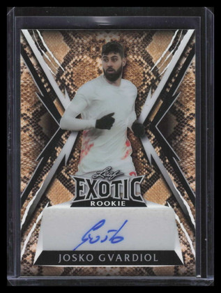 2023 Leaf Exotic Young Stars Snake Prismatic Josko Gvardiol Rookie Auto 1/1