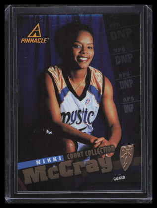 1998 Pinnacle WNBA Court Collection 48 Nikki McCray Rookie
