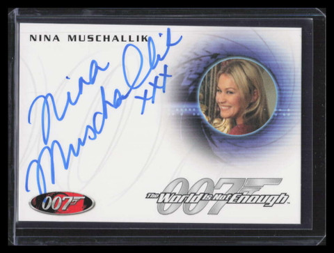 2012 Rittenhouse James Bond 50th Anniversary Autograph a170 Nina Muschallik Auto