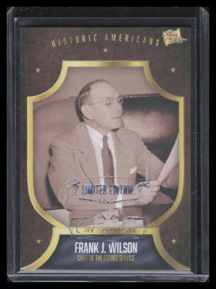 2017-18 The Bar Piece of the Past One of One 295 Frank J. Wilson 1/1