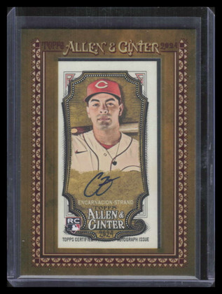 2024 Topps Allen and Ginter Mini Autographs Christian Encarnacion-Strand RC Auto