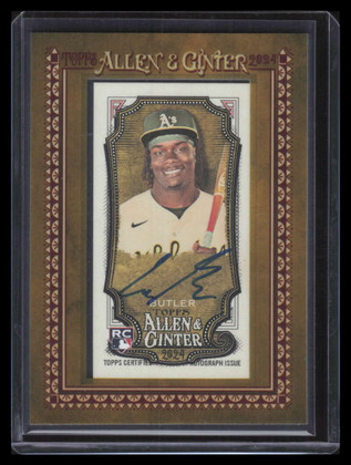 2024 Topps Allen and Ginter Framed Mini Autographs Lawrence Butler RC Auto 238