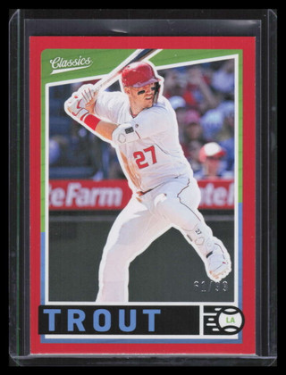 2019 Classics Red 1 Mike Trout 61/99