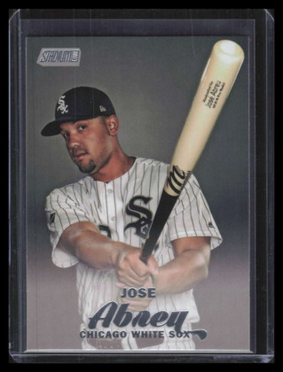2017 Stadium Club 183b Jose Abreu Portrait w/ Bat Photo Variation SP