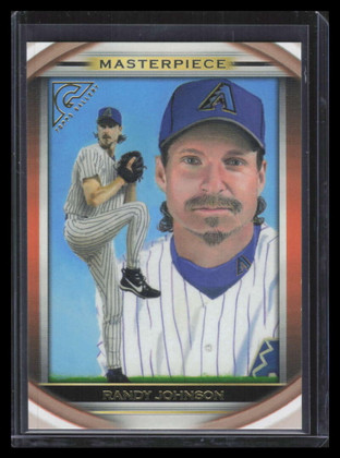 2019 Topps Gallery Masterpiece Orange mp3 Randy Johnson 7/25