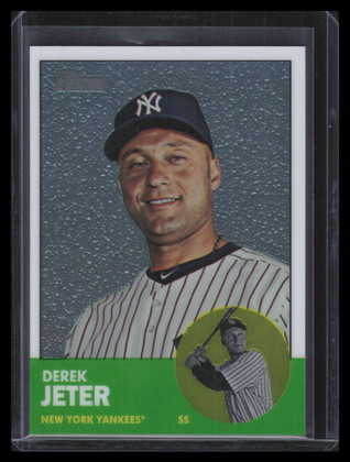 2012 Topps Heritage Chrome hp33 Derek Jeter 1019/1963