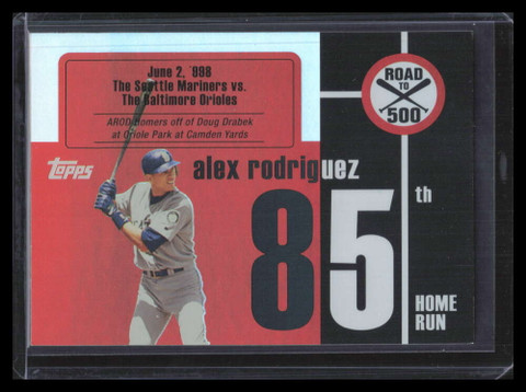 2007 Topps Alex Rodriguez Road to 500 arhr85 Alex Rodriguez Opening Day 150041