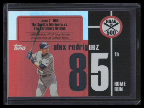 2007 Topps Alex Rodriguez Road to 500 arhr85 Alex Rodriguez Opening Day 150042