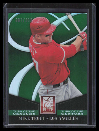 2014 Elite Turn of the Century 22 Mike Trout 107/199